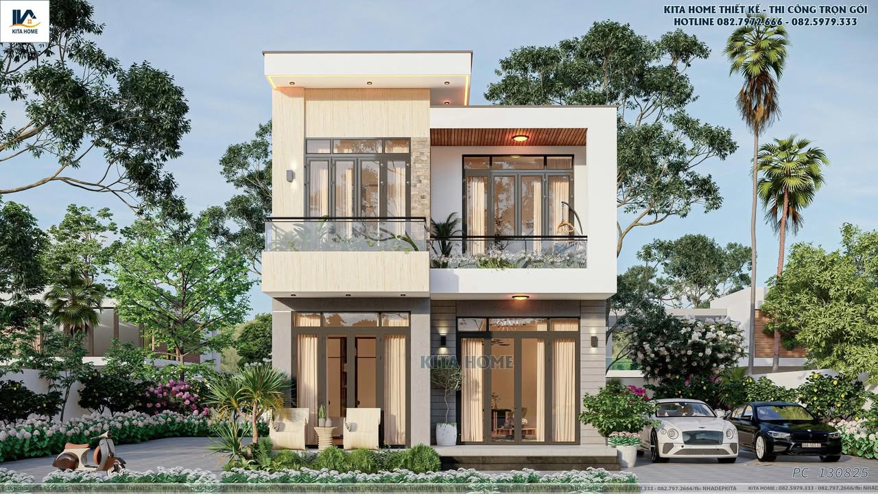 Nhà phố 2 tầng hiện đại tại Hà Đông, 107m² giá 1.2 tỷ - Thiết kế đẹp, chính chủ!