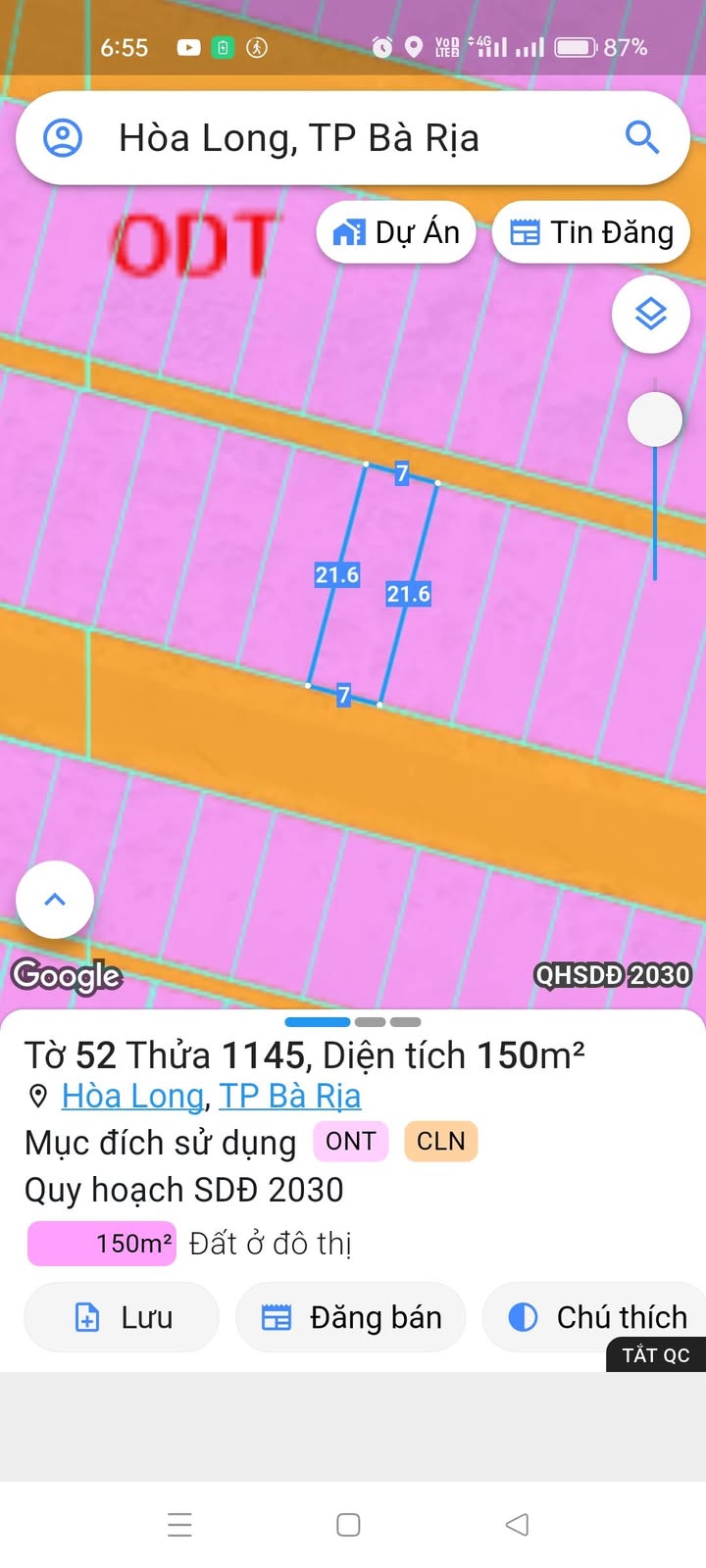 Đất nền liền kề KDC Lan Anh 2, Bà Rịa - Vũng Tàu 150m² - Giá 1.5 tỷ, xây dựng ngay!