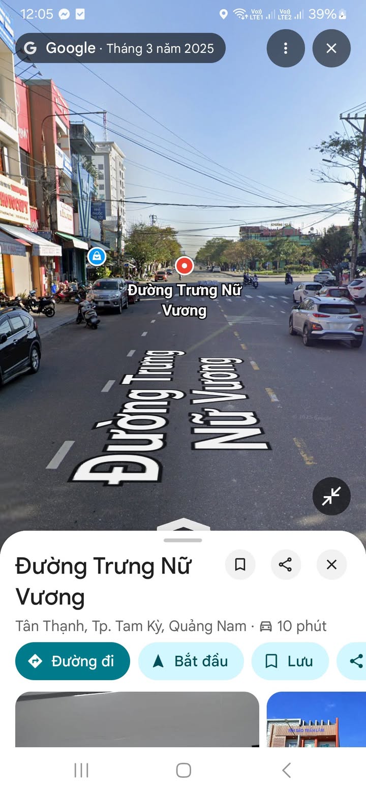 Đất nền đường Trưng Nữ Vương, Đà Nẵng 105m² giá 3 tỷ - Sổ đỏ chính chủ!