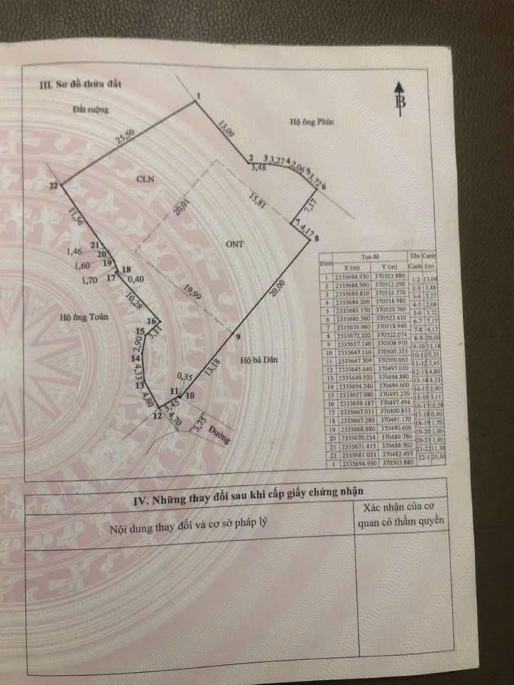 Đất ở Việt Dân, Đông Triều 1006m² giá 1.9 tỷ - Cơ hội đầu tư hấp dẫn!