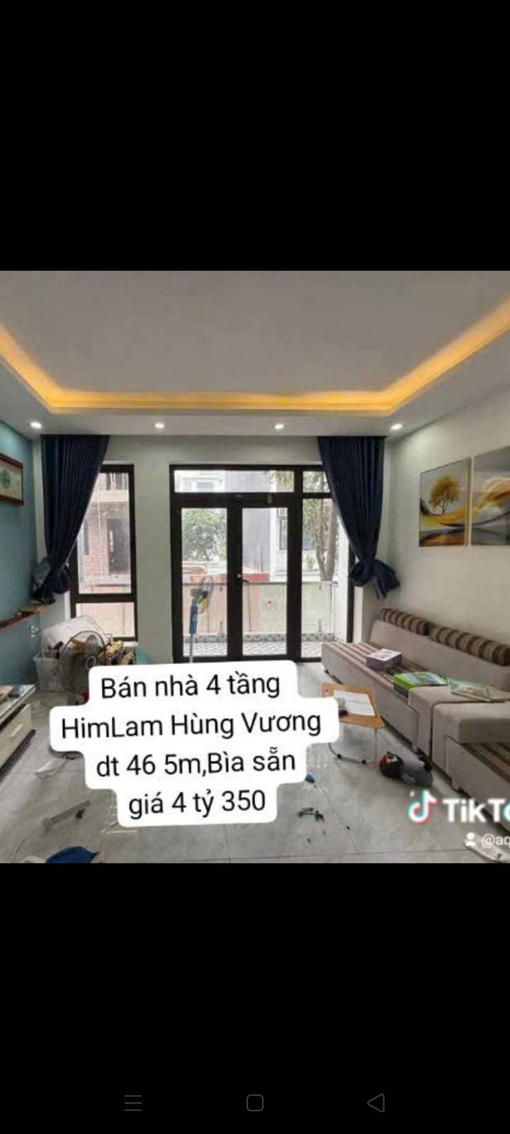 Nhà phố 4 tầng Khu đô thị Him Lam Hùng Vương 46m² giá 4.35 tỷ - Thiết kế hiện đại, ở ngay!