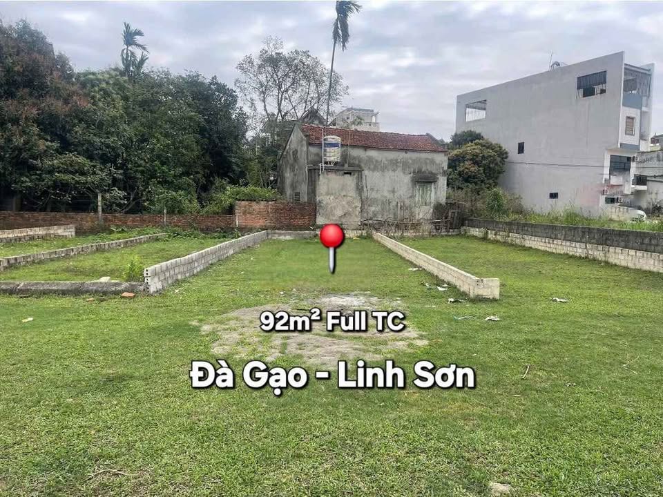 Lô đất thổ cư 92m² tại Hòa Lạc giá chỉ 3 tỷ - Tiềm năng đầu tư lớn!