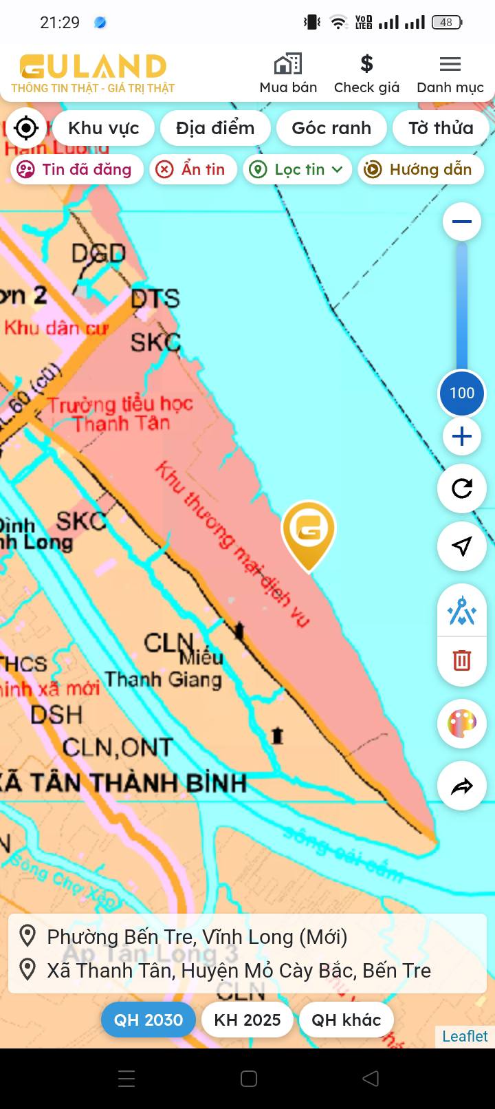 Đất vàng Thanh Tân Mỏ Cày Bắc Bến Tre 7000m² giá 750 triệu - Cơ hội đầu tư hấp dẫn!