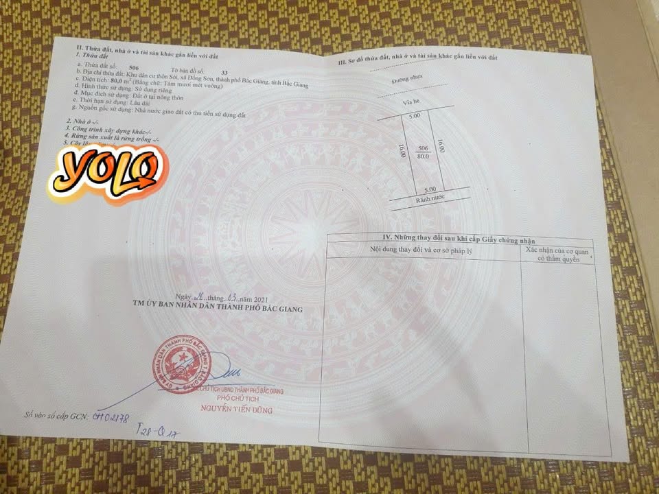 Đất nền Đồng Sơn Bắc Giang 80m² giá 3.3 tỷ - Đón sóng AEON MALL!