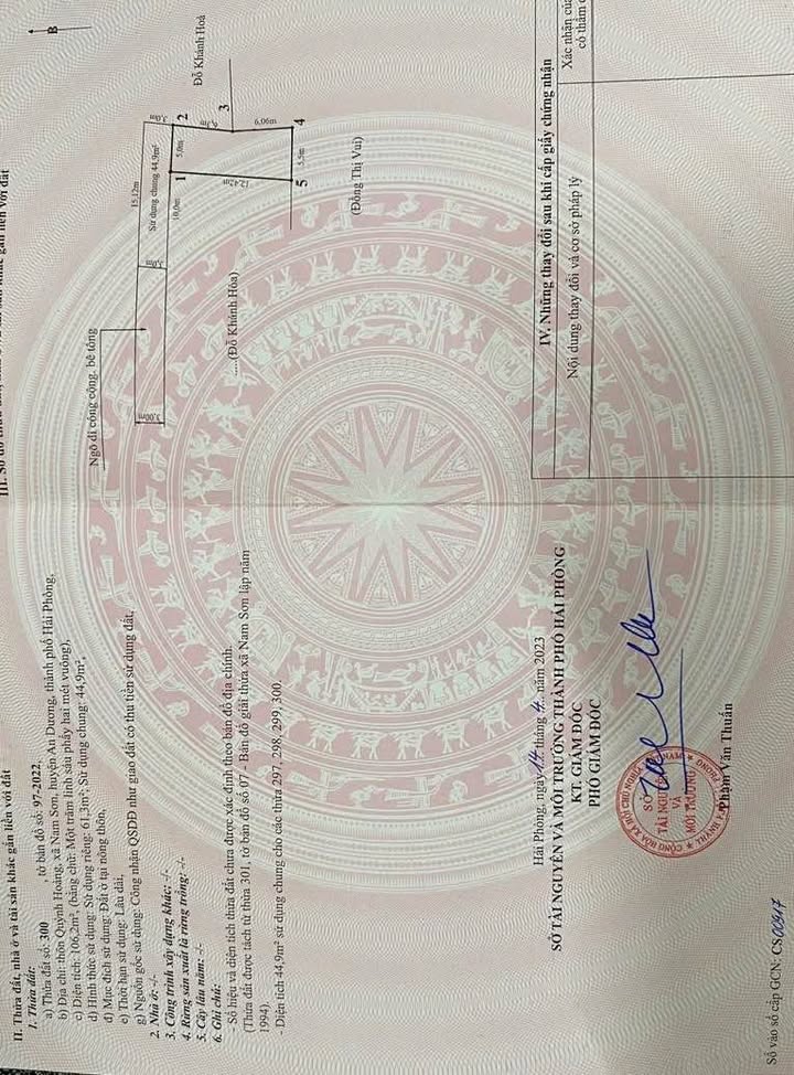 Đất nở hậu 61m² tại Nam Sơn, An Dương, Hải Phòng - Giá thỏa thuận hấp dẫn!