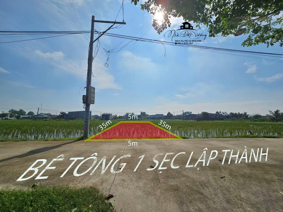 Đất thổ cư 175m² tại Hòa Khánh Tây chỉ 860 triệu - Cơ hội vàng cho đầu tư!