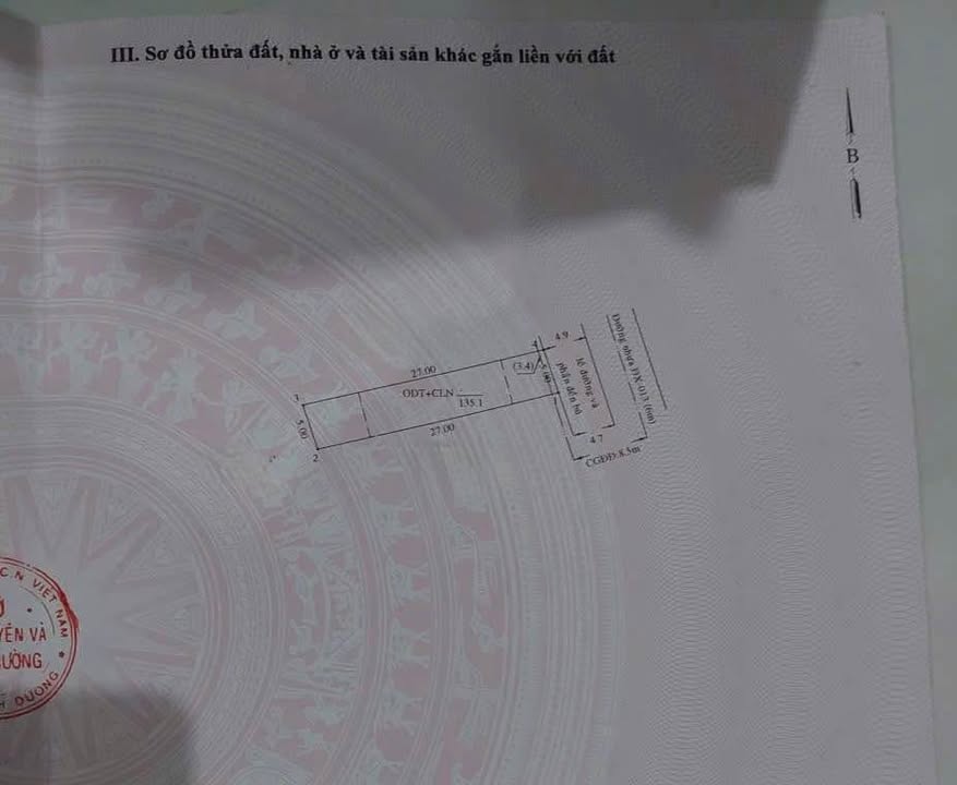 Đất mặt tiền kinh doanh Phú Mỹ Thủ Dầu Một 135m² giá 3.65 tỷ - Đầu tư sinh lời ngay!