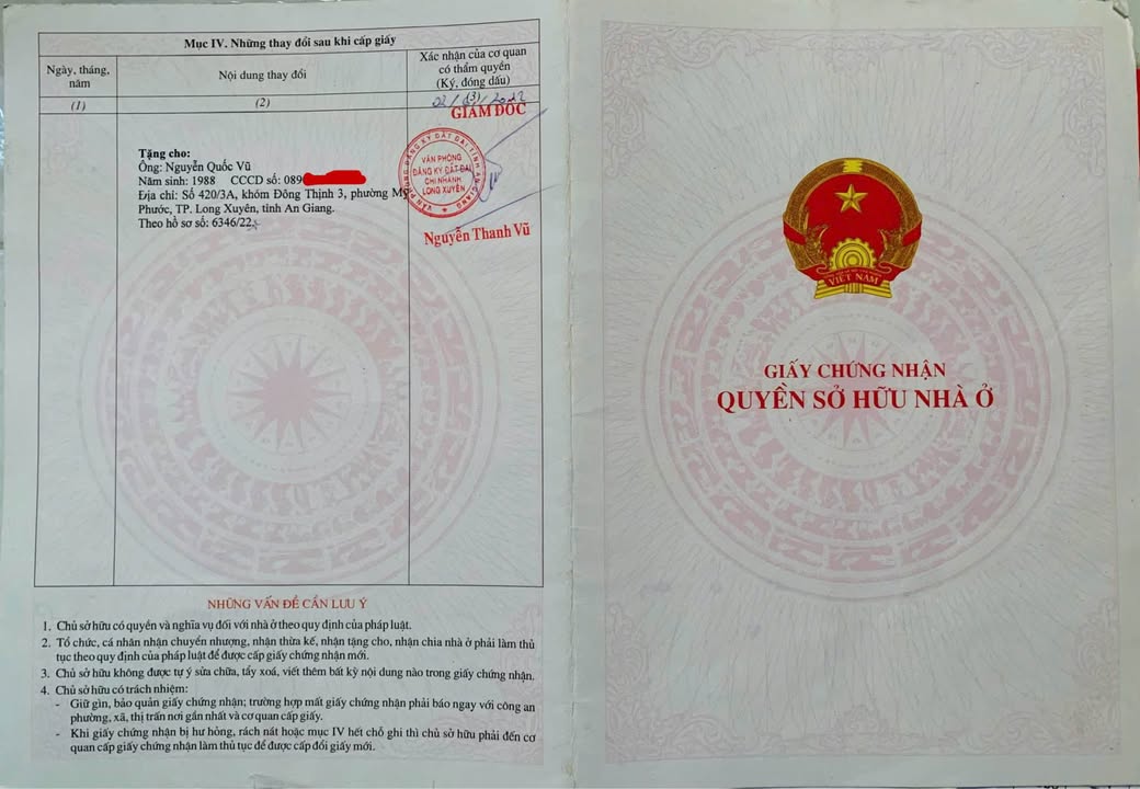 Nhà đường Đại Vũ, Long Xuyên, 56m² giá 4.9 tỷ - Chính chủ bán ngay!