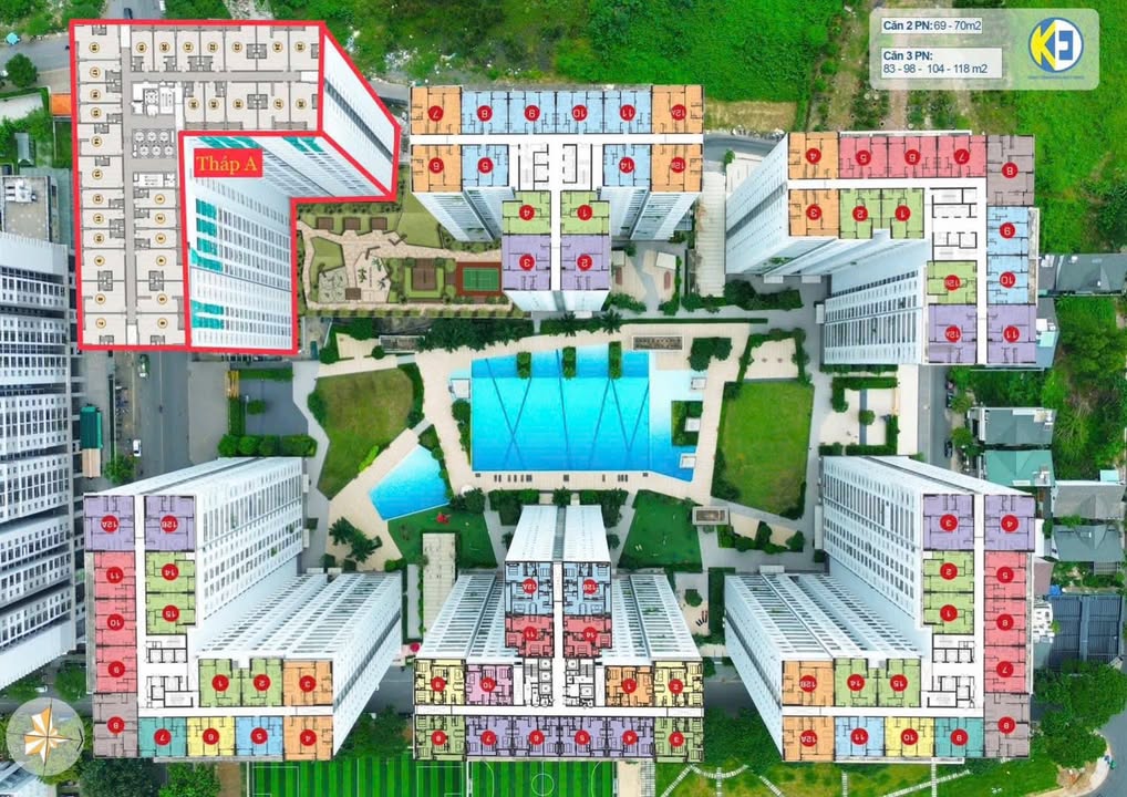 Căn hộ Sunrise Riverside, Nhà Bè 70m² giá 4.85 tỷ - Bàn giao full nội thất ngay!