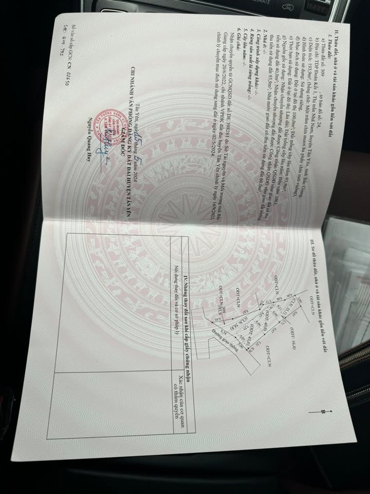 Đất thổ cư tại thị trấn Nhã Nam 195m² - Chính chủ bán gấp!