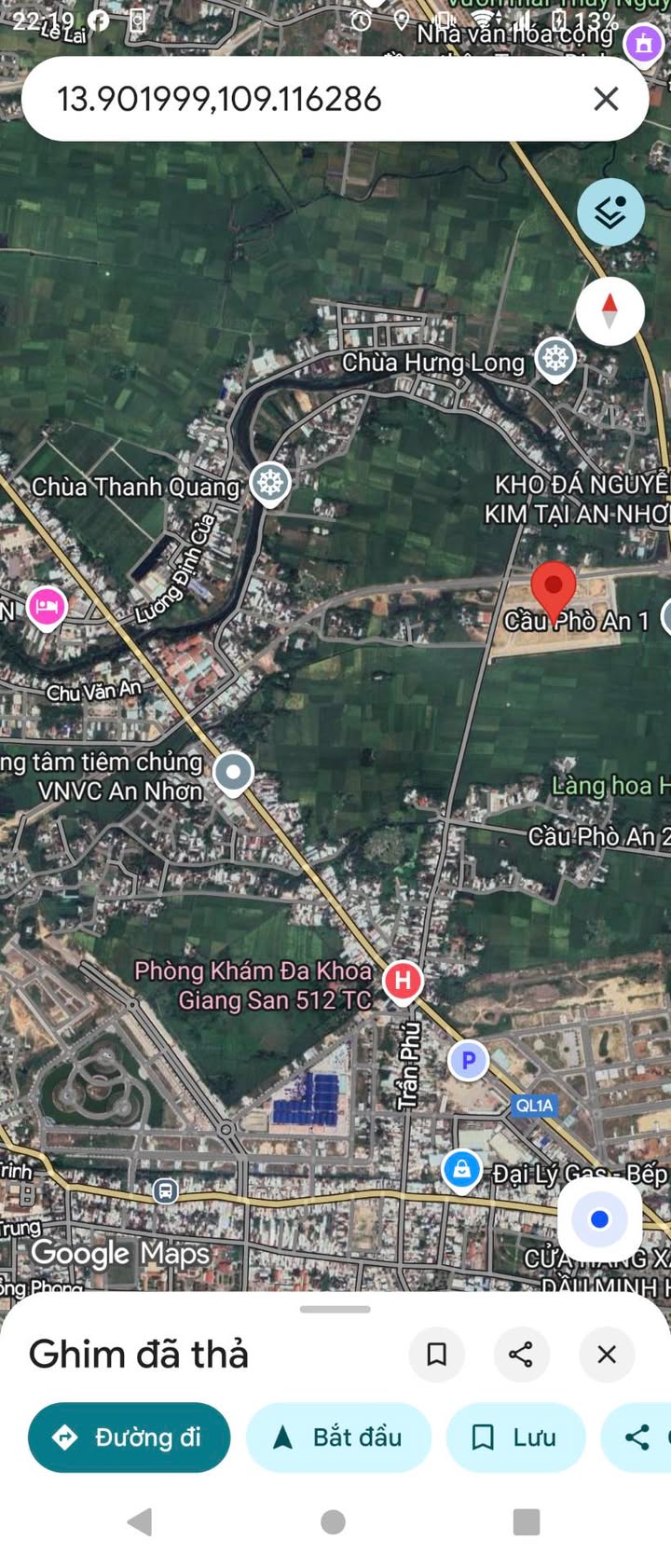 Đất nền Khu Tôn Thất Tùng An Nhơn 100m² giá 900 triệu - Sổ hồng chính chủ!