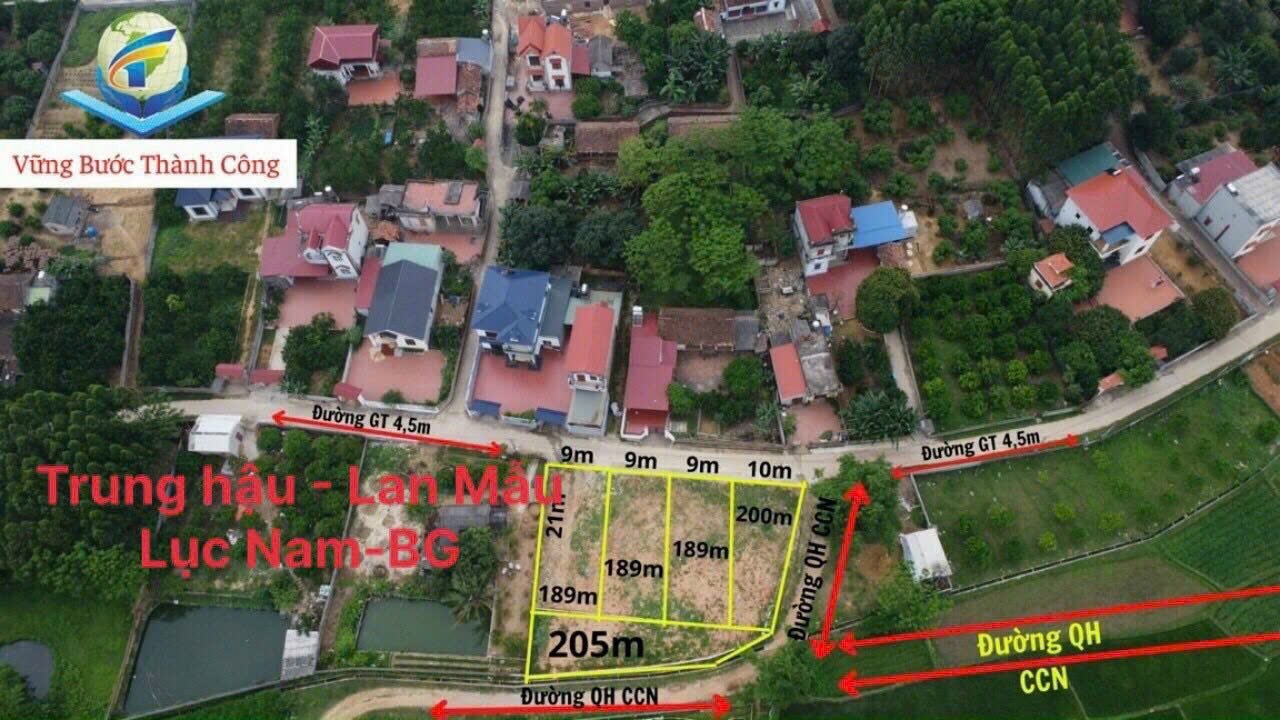 Đất thổ cư xã Lan Mẫu 189m² giá chỉ 9xx triệu - Đầu tư sinh lời cao!