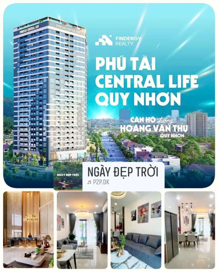 Căn hộ Phú Tài Central Life Quy Nhơn 35m² giá chỉ 1,1 tỷ - Sắp bàn giao ngay!