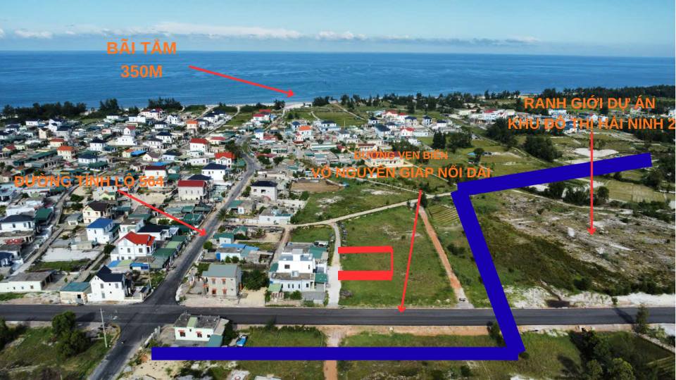 Đất nền ven biển Hải Ninh, Quảng Bình 300m² giá 1.5 tỷ - Cơ hội đầu tư tuyệt vời!