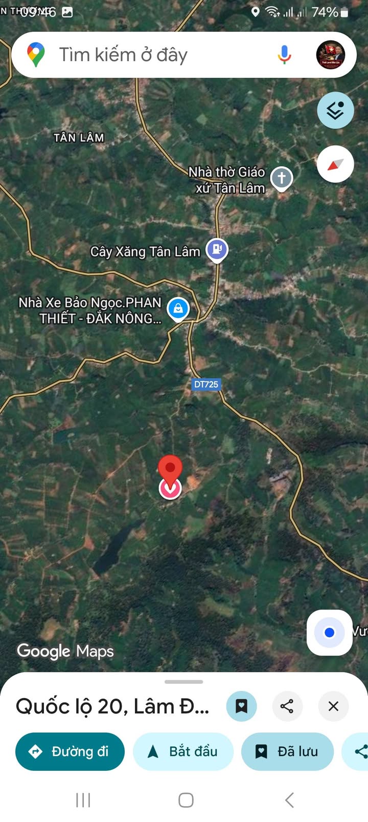 Lô đất nông nghiệp 5.313m² xã Tân Lâm Di Linh giá 2 tỷ - View Hồ tuyệt đẹp!