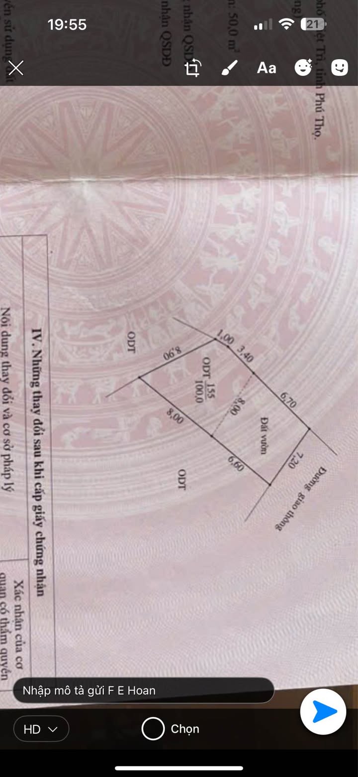 Đất nền Dữu Lâu, Việt Trì 100m² giá 1.5 tỷ - Phù hợp xây nhà an cư