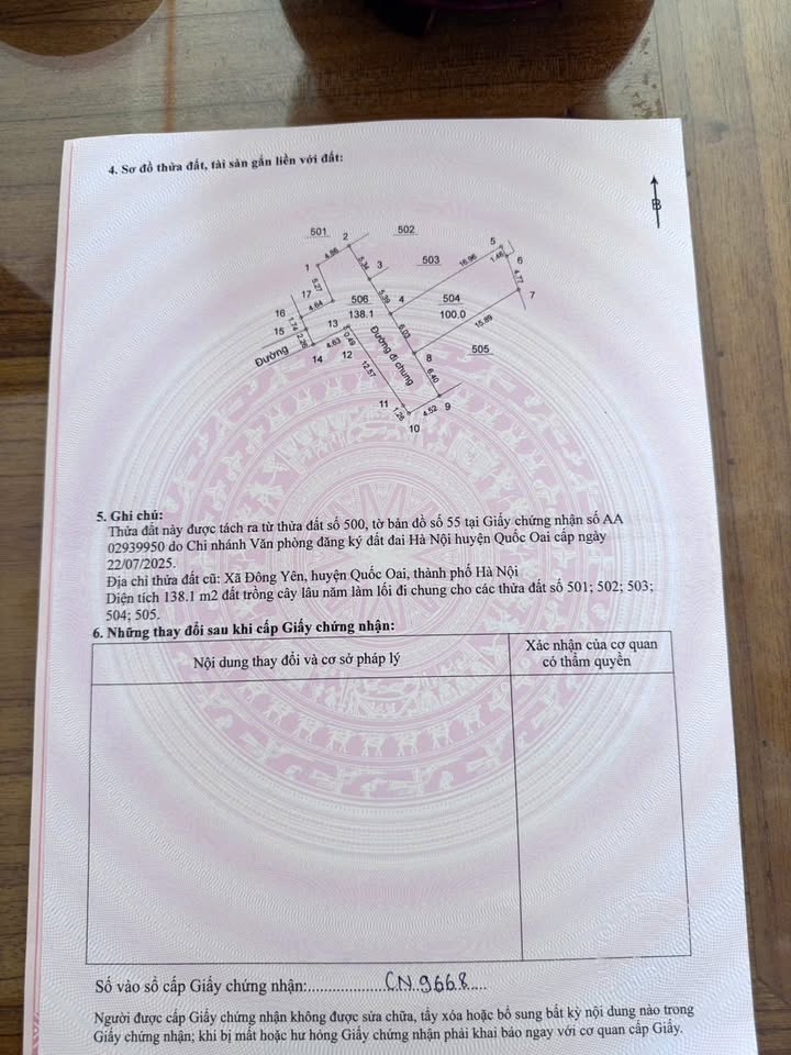 Đất nền 100m² xã Phú Cát, Quốc Oai giá 2 tỷ - Đầu tư sinh lời hấp dẫn!