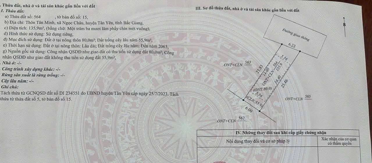 Đất nền Tân Minh, Ngọc Châu 136m² giá 700 triệu - Cơ hội đầu tư hấp dẫn!