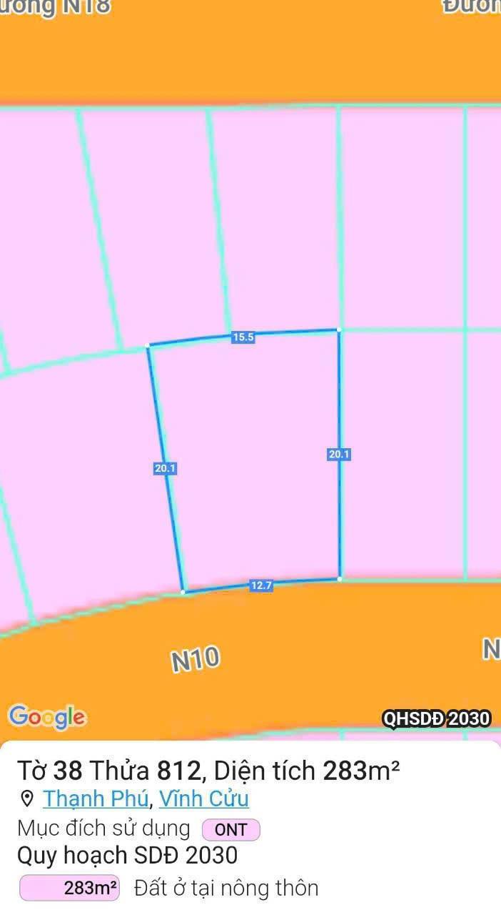 Đất nền KDC Lavender City Tân Triều 254m² giá 4 tỷ - Cơ hội đầu tư tuyệt vời!