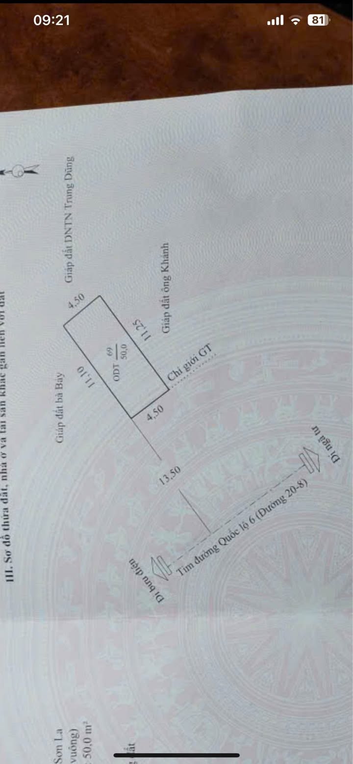 Nhà xây liền kề mặt đường Quốc lộ 6, xã Hát Lót, 100m² - Đầu tư sinh lời ngay lập tức!