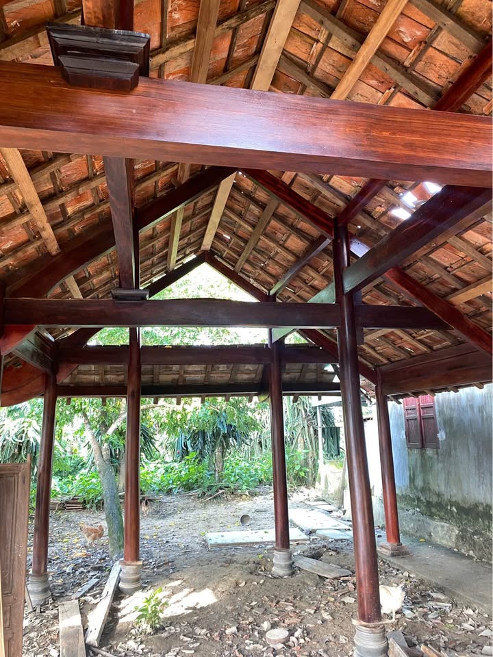 Nhà gỗ 3 gian thôn Tân Bình, 54m² giá chỉ 120 triệu - Phù hợp làm quán cà phê!