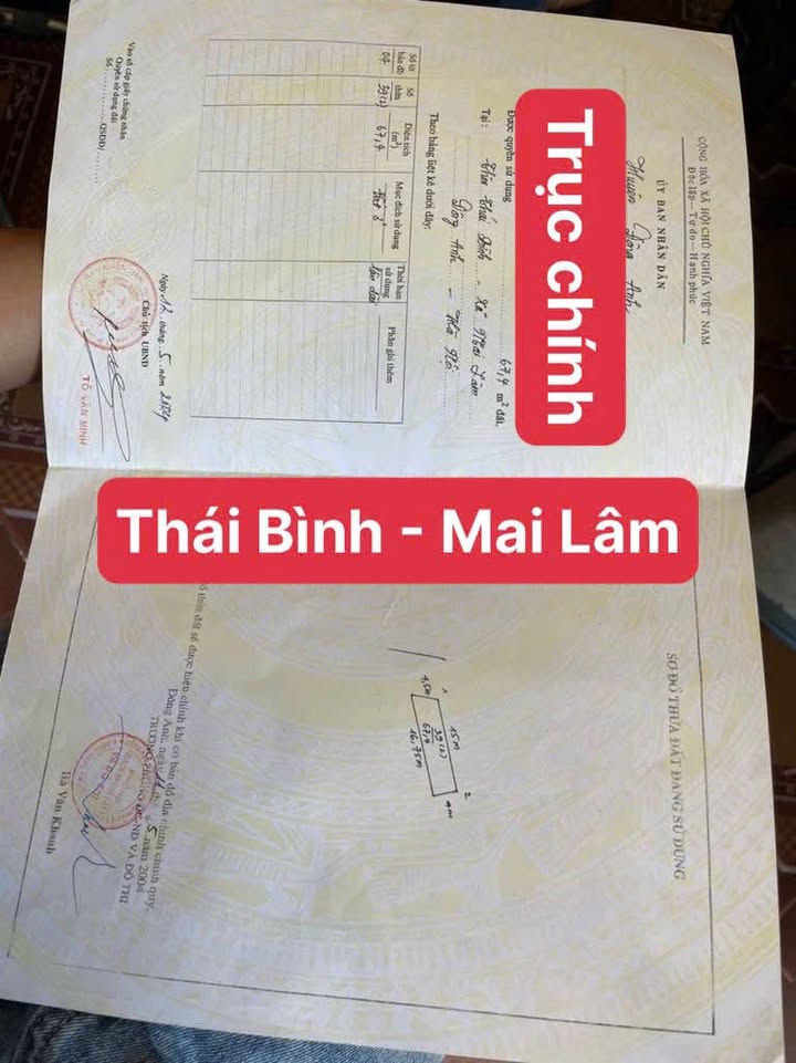 Đất kinh doanh Mai Lâm, Đông Anh 64m² giá 8 tỷ - Cơ hội đầu tư sinh lời