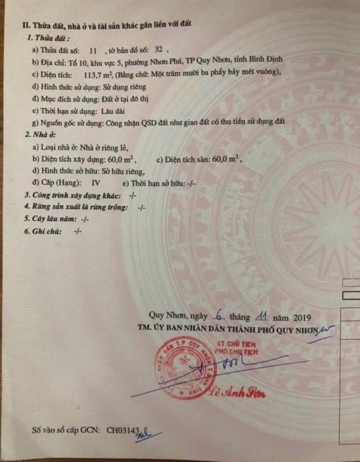 Nhà mặt tiền Nguyễn Diêu, Quy Nhơn 113m² giá 3.2 tỷ - Đầu tư sinh lời ngay!