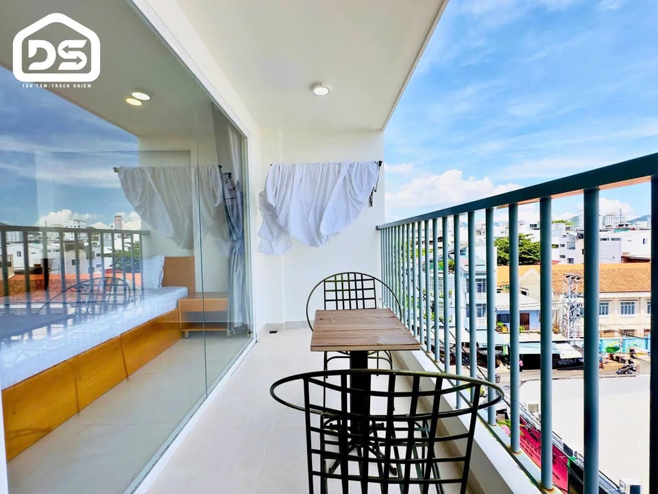 Căn hộ cho thuê tại Tân Lập, Nha Trang 45m² - Full nội thất, ban công rộng thoáng mát!