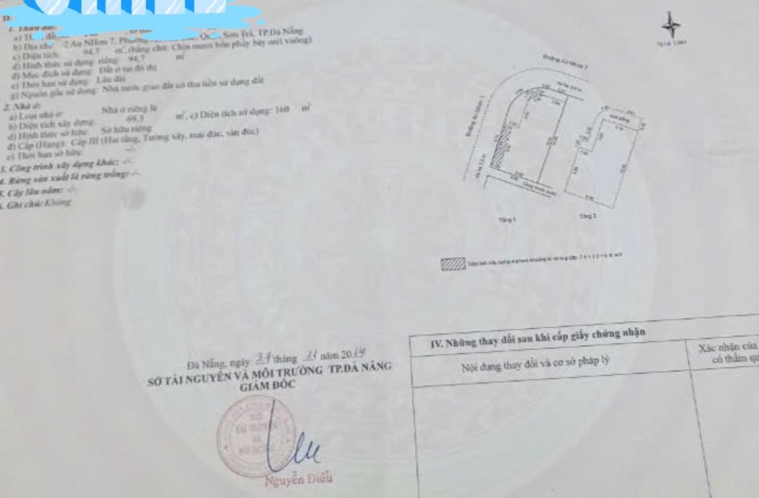 Nhà 2 tầng lô góc An Nhơn 7, Sơn Trà 95m² giá 13 tỷ - Tiềm năng sinh lời cao!