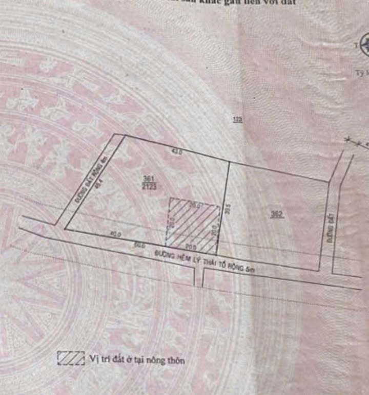 Đất nền 2 mặt tiền đường Lý Thái Tổ phường 2 Bảo Lộc 1560m² giá 4.68 tỷ - Cơ hội đầu tư sinh lời!