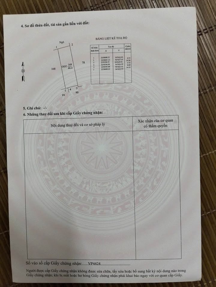 Đất nền phường Mỹ Xá 66.4m² giá 1.35 tỷ - Ô tô vào tận nơi!