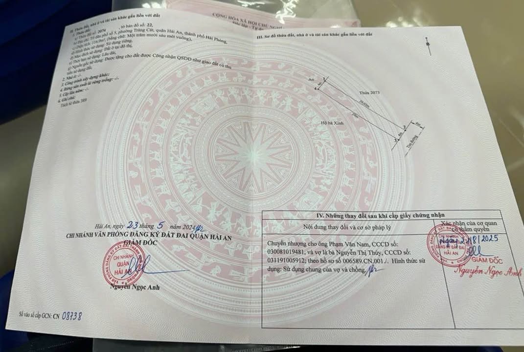 Bán lô đất mặt đường Cát Linh, Tràng Cát 116m² giá 4.4 tỷ - Kinh doanh sầm uất!