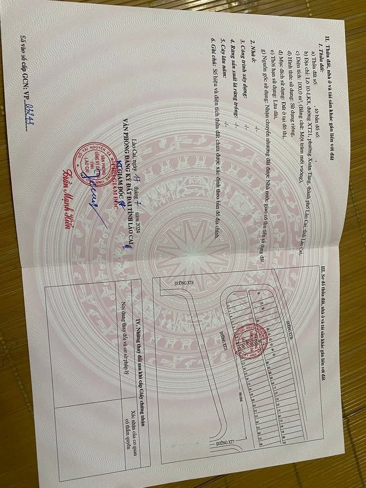 Đất nền phường Xuân Tăng Lào Cai 100m² giá 1.6 tỷ - Đường rộng nhất khu