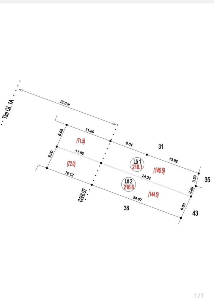 Đất nền khu Tân Hương, Quỳnh Thiện 216m² - Đầu tư tiềm năng ngay Quốc lộ 1A!