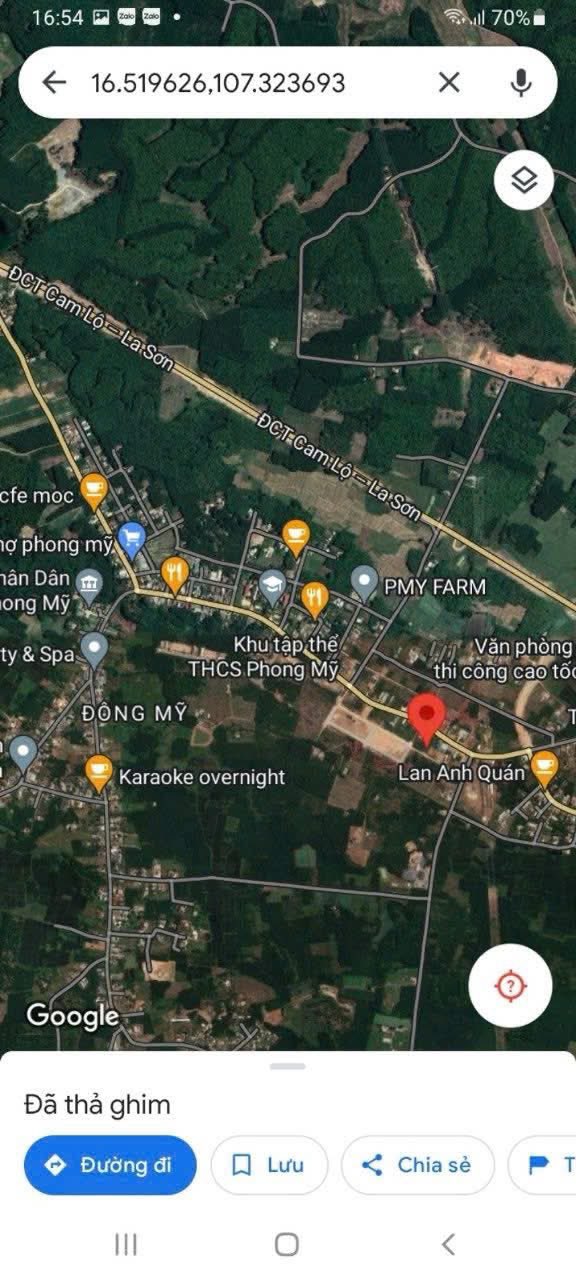 Đất thổ cư Phong Mỹ, Phong Điền 425m² giá chỉ 900 triệu - Cần bán gấp!