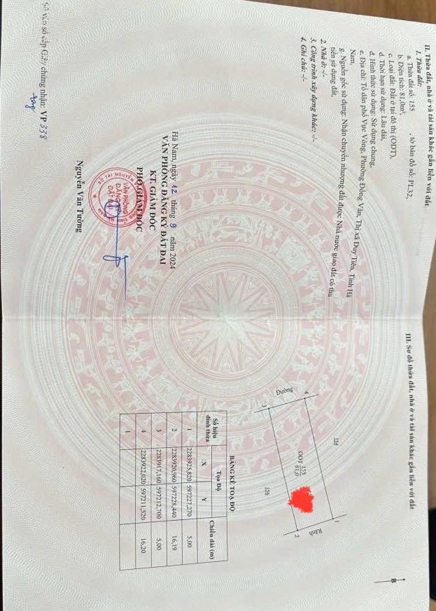 Đất kinh doanh phường Đồng Văn 81m² giá thỏa thuận - Mặt tiền 5m siêu đẹp!