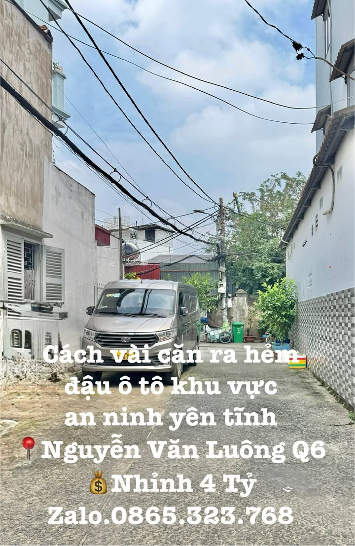 Nhà phố Nguyễn Văn Luông, Quận 6, 33m² giá 4 tỷ - Sổ hồng riêng sang tên ngay!