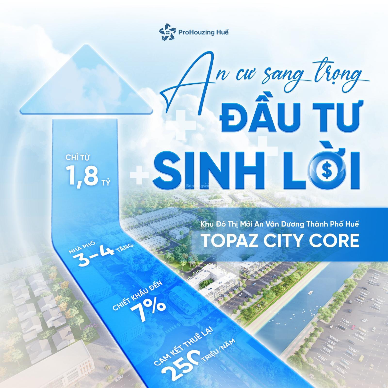 Shophouse BGI Topaz Downtown Hương Thủy 119m² giá 6.8 tỷ - Đầu tư sinh lời 60% trong 18 tháng!