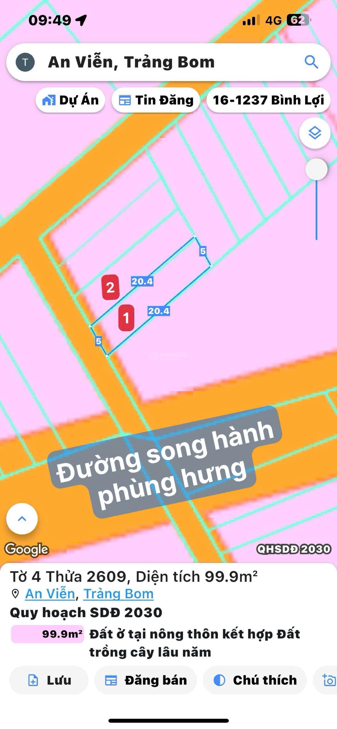 Đất nền An Viễn Trảng Bom 110-200m² - Sổ đỏ thổ cư 100%