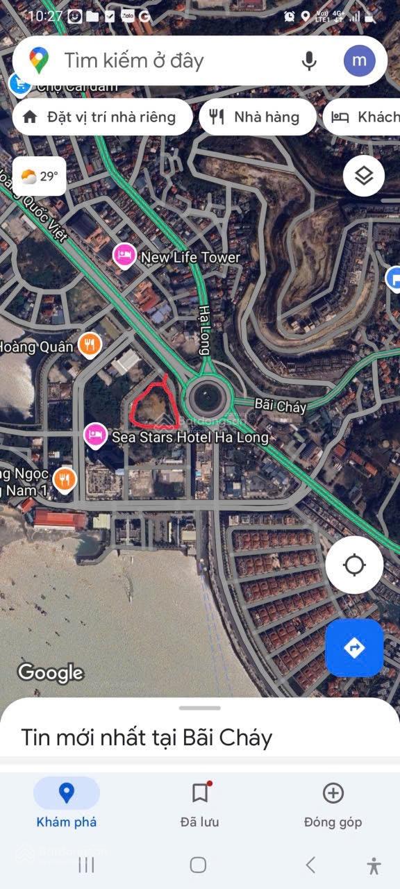 Đất khách sạn ô góc 4 mặt tiền, Trung tâm Bãi Cháy Hạ Long 7.956m² - Cơ hội đầu tư tuyệt vời!