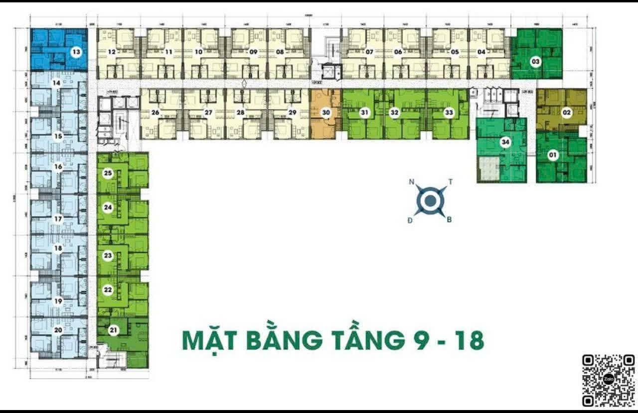 Căn hộ chung cư Zen Tower Quận 12 70m² giá 2,45 tỷ - Thiết kế hiện đại, sẵn sàng vào ở!