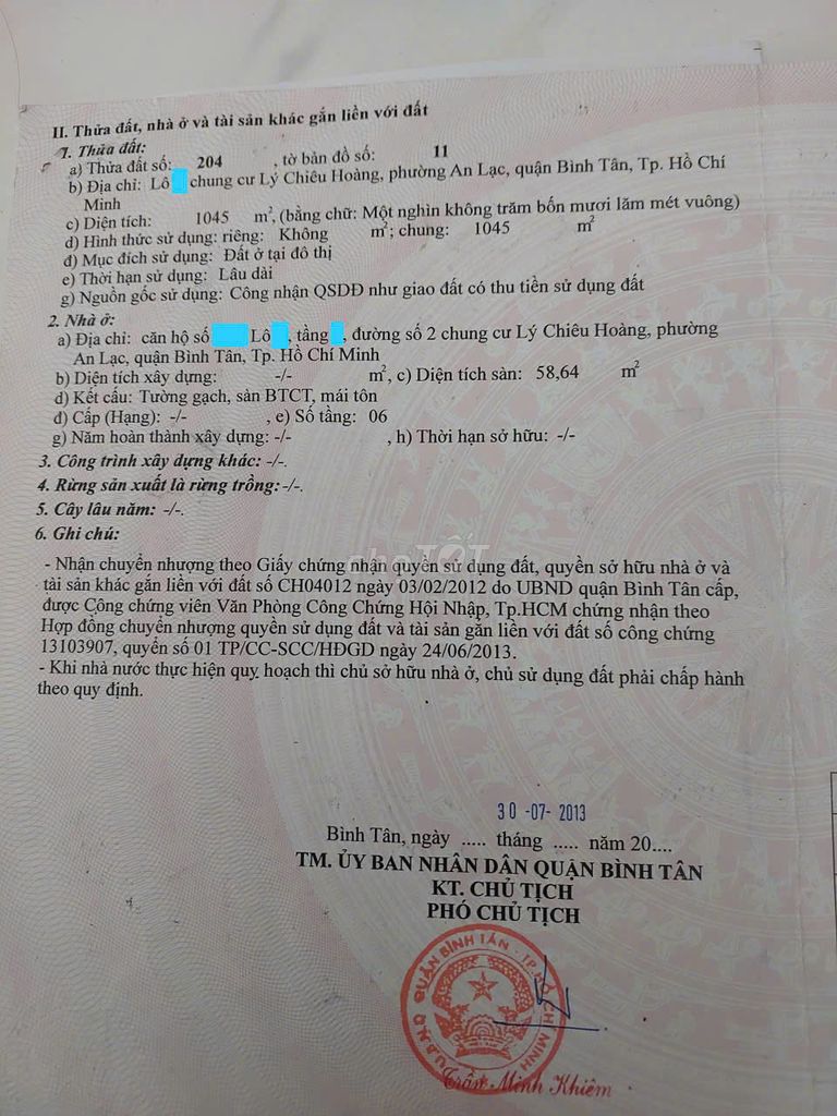 Căn hộ Lý Chiêu Hoàng 59.4m² giá 1.75 tỷ - View công viên thoáng mát!
