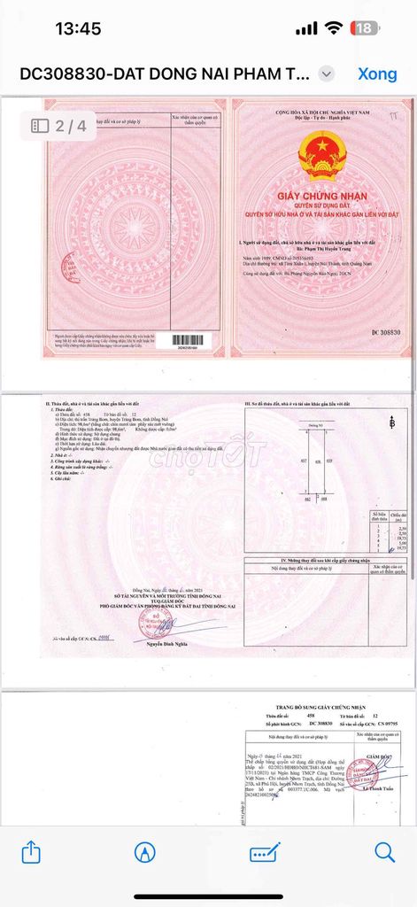 Đất mặt tiền 99m² Khu Hưng Thuận, Trảng Bom - Giá chỉ 2.4 tỷ