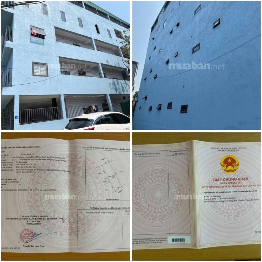 Nhà 4 tầng đường Nguyễn Viết Xuân, phường Hưng Dũng, 121m² giá 7.1 tỷ - Cơ hội đầu tư sinh lời!