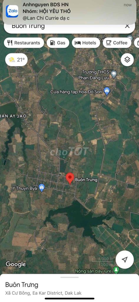 Đất nền Cư Bông, Đắk Lắk 226m² giá 300 triệu - Sổ hồng chính chủ