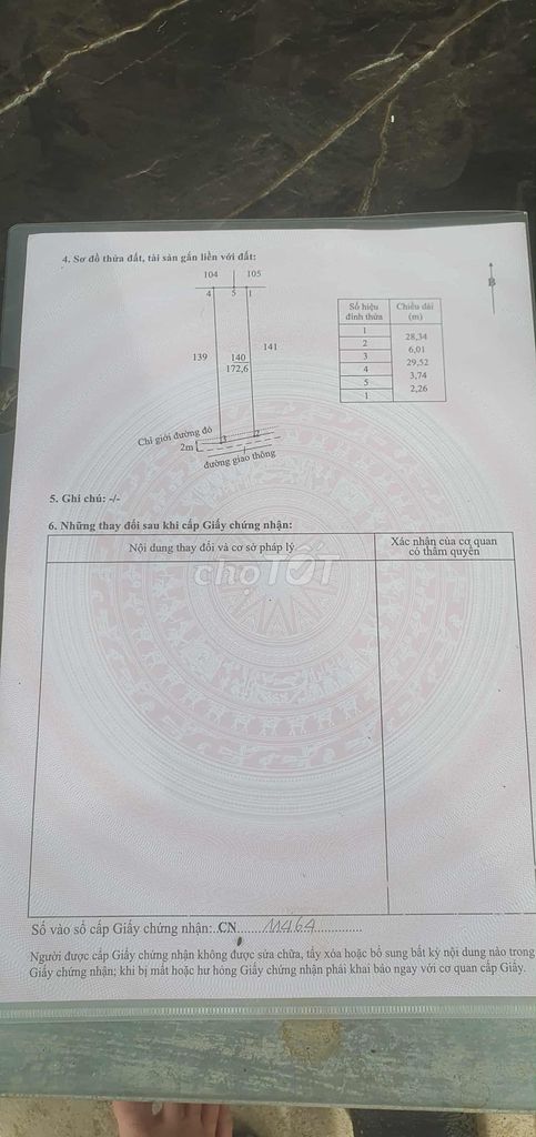 Đất thổ cư chính chủ bán tại Mỹ Lộc, Cần Giuộc, 172.6m² - Đầu tư sinh lời!