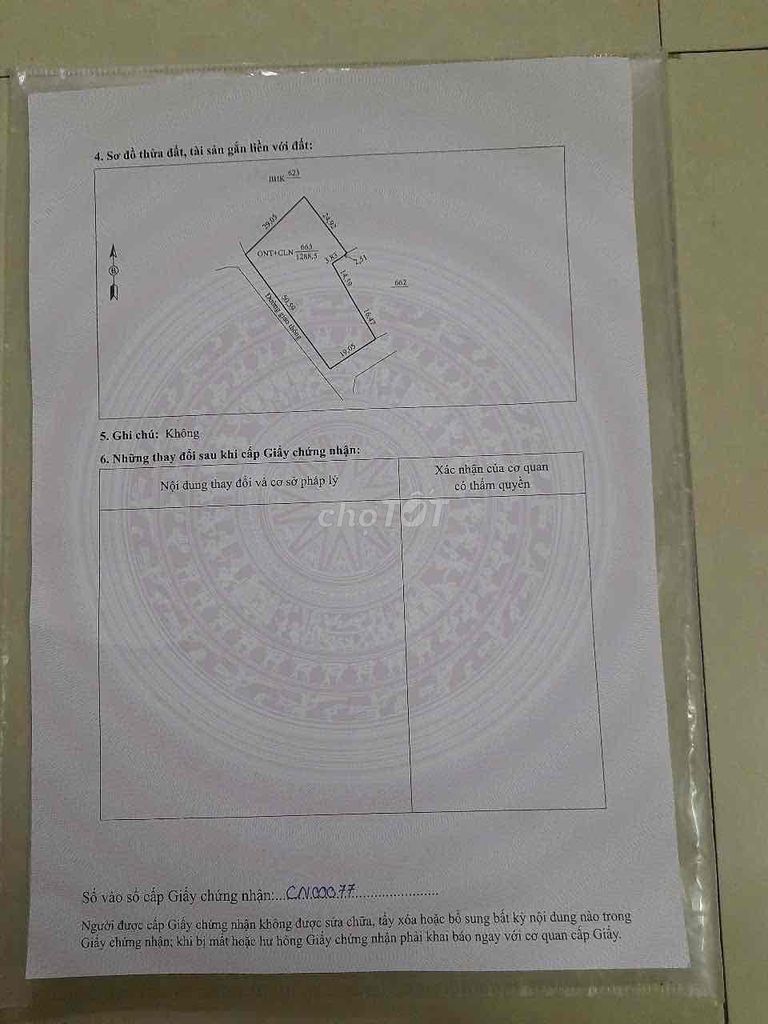 Đất nền Tho Xuân 1288m² giá 1.3 tỷ - Sổ hồng chính chủ, mặt tiền rộng