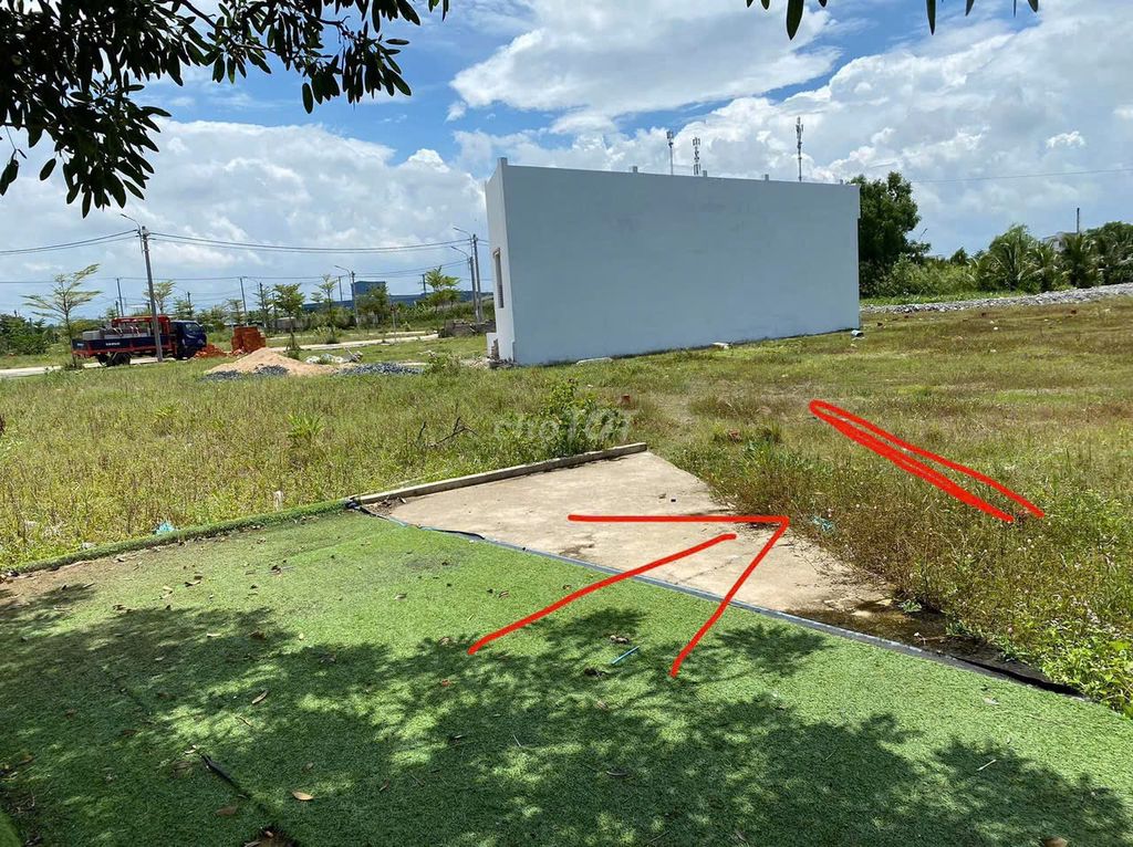 Đất thổ cư 124m² KDC Long Cang Residence giá 1.55 tỷ - Sổ hồng riêng 2 mặt tiền