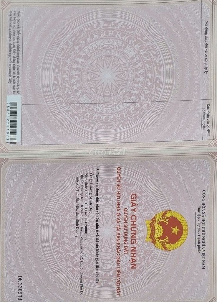 Đất nền 70m² đường D2 KDC Lộc Phát Bàu Bàng giá 650 triệu - Sổ hồng chính chủ!