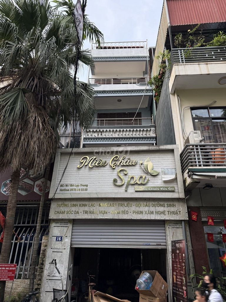 Nhà cho thuê mặt ngõ ô tô phố Lạc Trung 5 tầng 30 triệu - Kinh doanh thuận lợi!